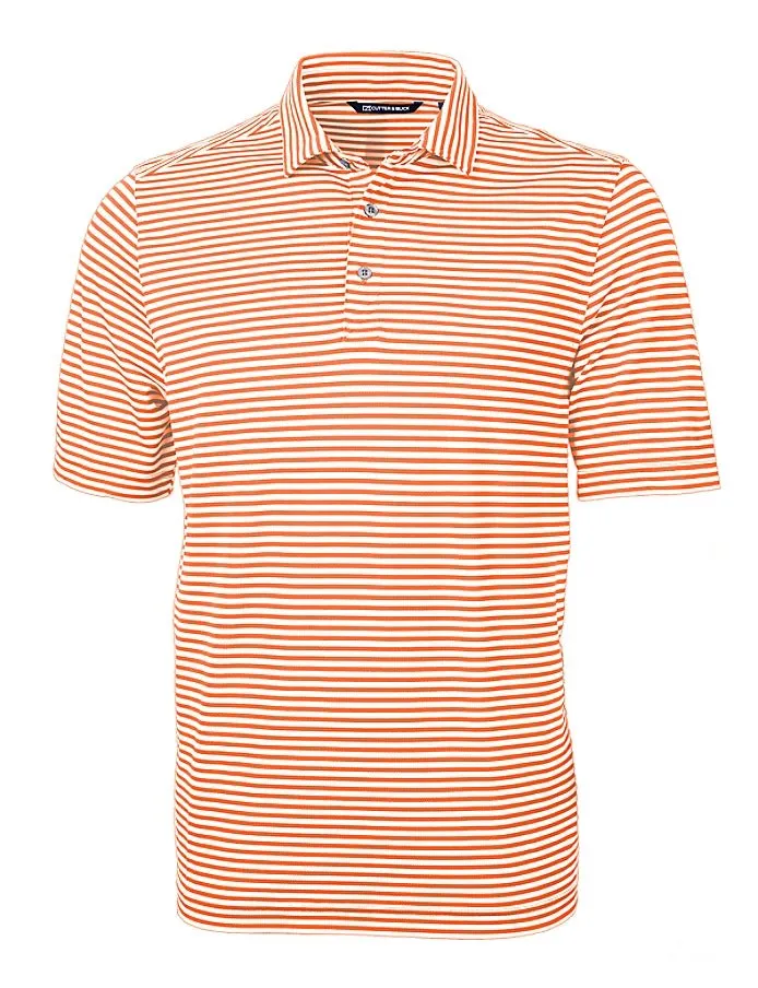 Cutter & Buck Men's Virtue Eco Pique Stripe Recycled Polo