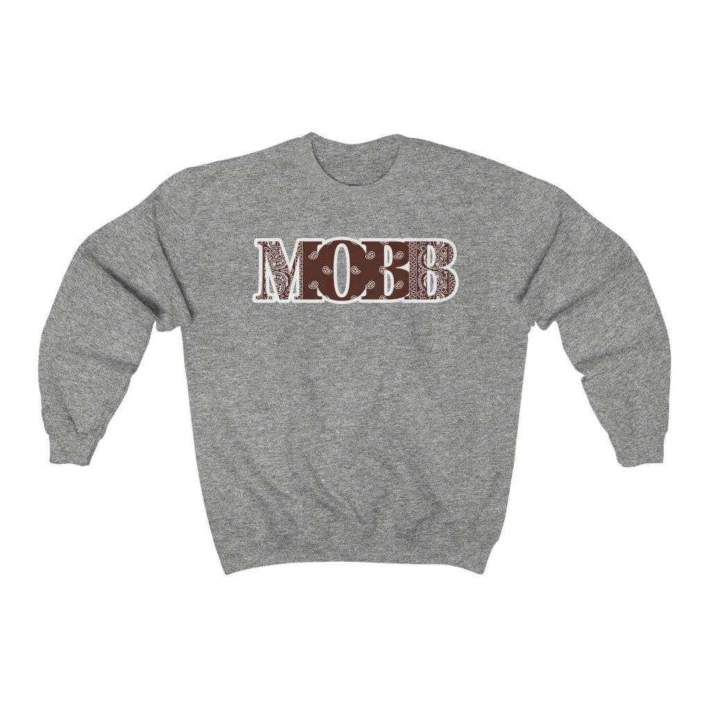 Dark Brown MOBB Bandana Sweatshirt