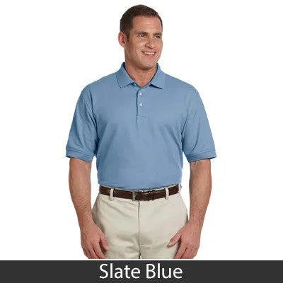 Devon & Jones Men's Pima Pique Short-Sleeve Polo Shirt