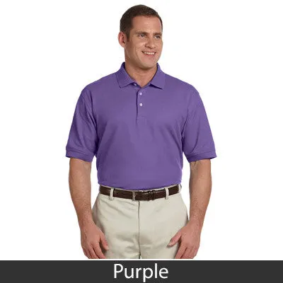 Devon & Jones Men's Pima Pique Short-Sleeve Polo Shirt