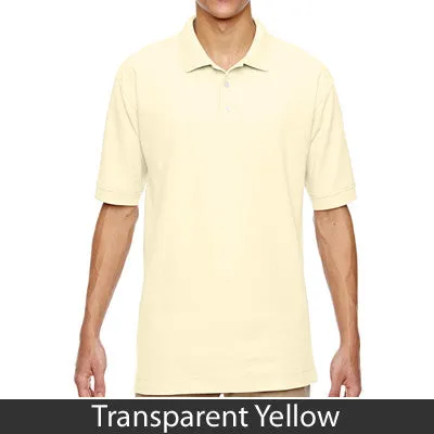 Devon & Jones Men's Pima Pique Short-Sleeve Polo Shirt