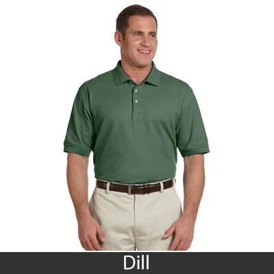 Devon & Jones Men's Pima Pique Short-Sleeve Polo Shirt