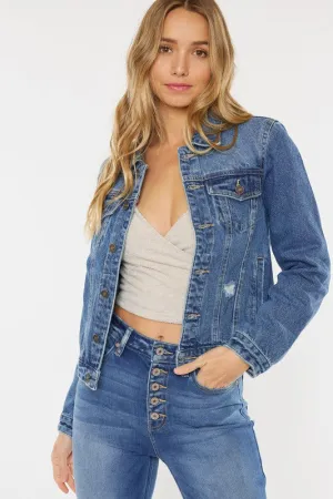 Distressed Denim Jacket