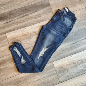 Distressed Denim Jeans