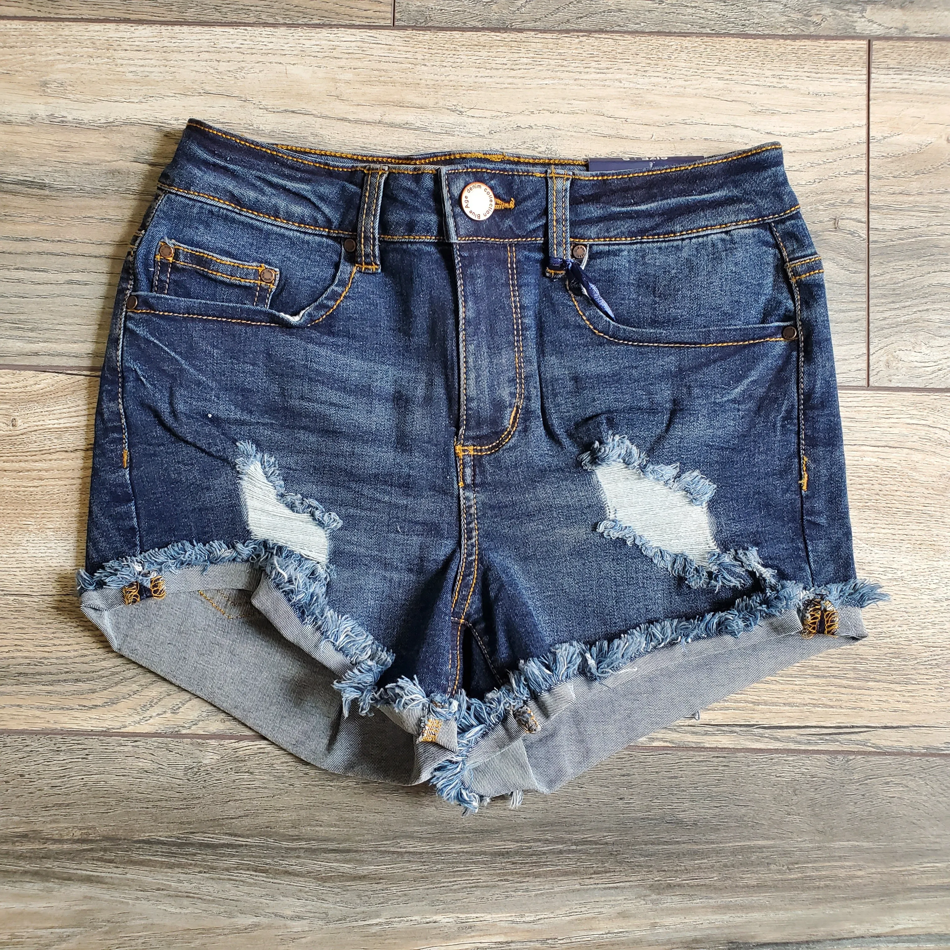 Distressed Jean Shorts