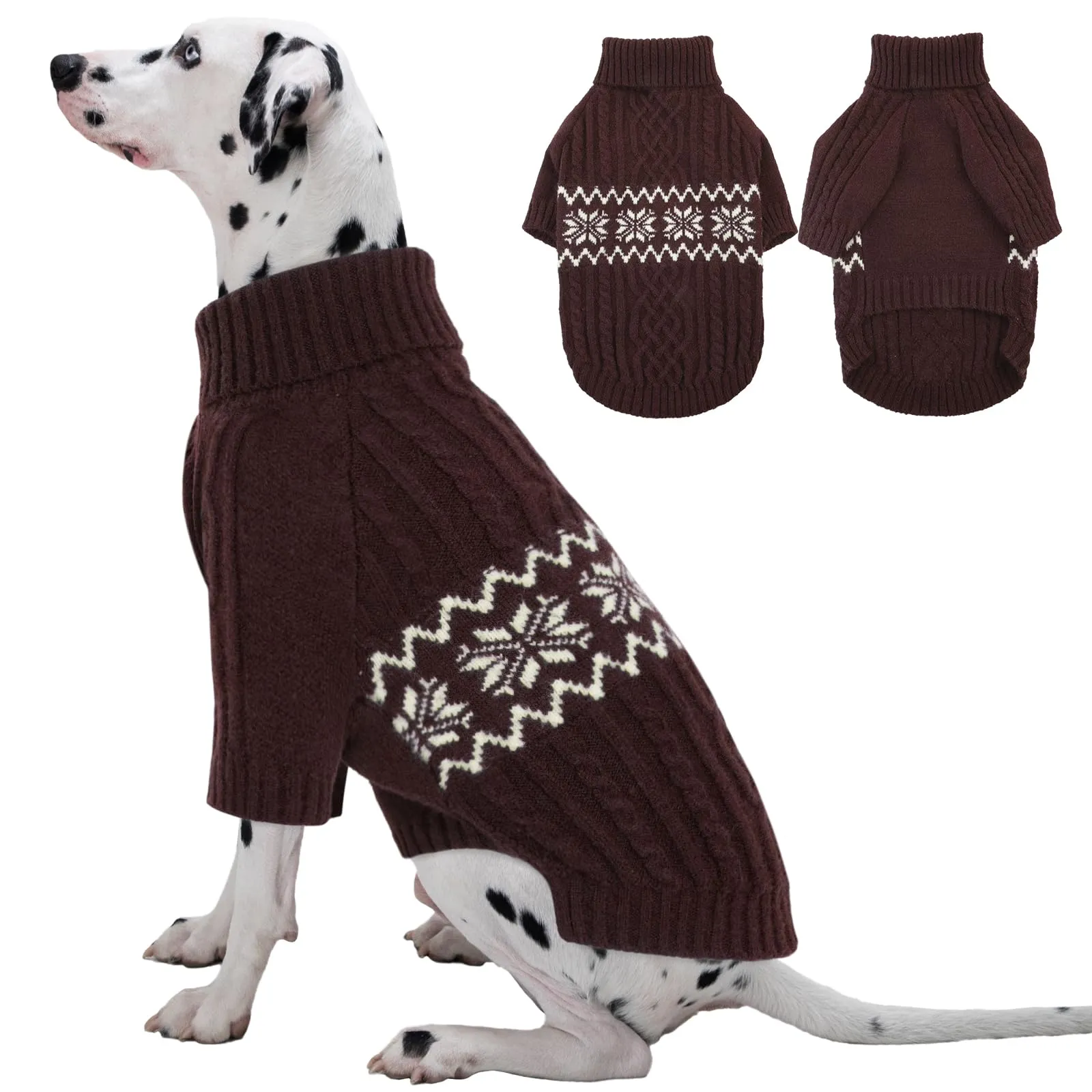 Dog Sweater Christmas Clothes, Pullover Puppy Knitwear Apparel