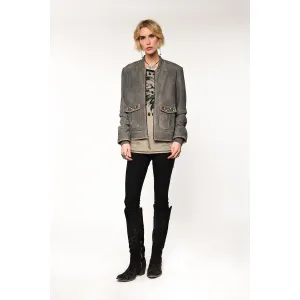 Double D Ranchwear Gunsmith Grey Day Help Jacket