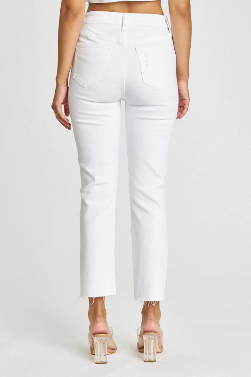Eunina Ally White Picket Fence Jean