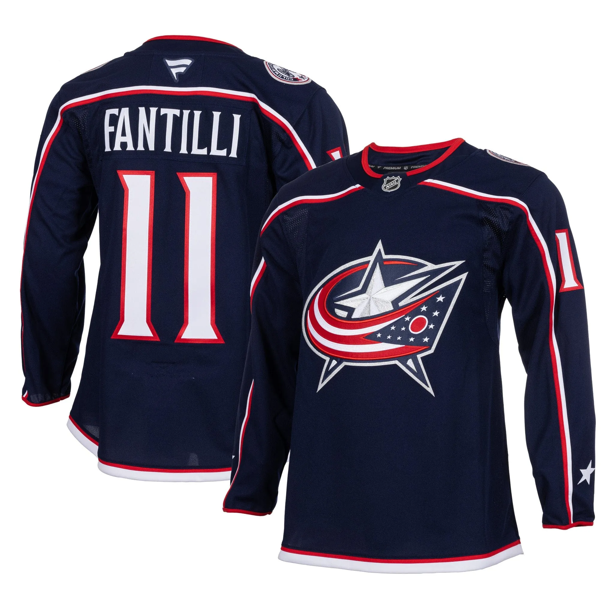 Fanatics Premium Senior Home Jersey - Columbus Blue Jackets Adam Fantilli