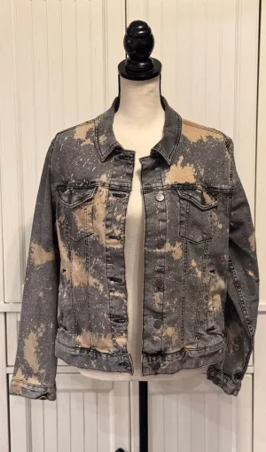 Fannie Distressed Denim Jacket ~ Women’s Size XL (16-18)
