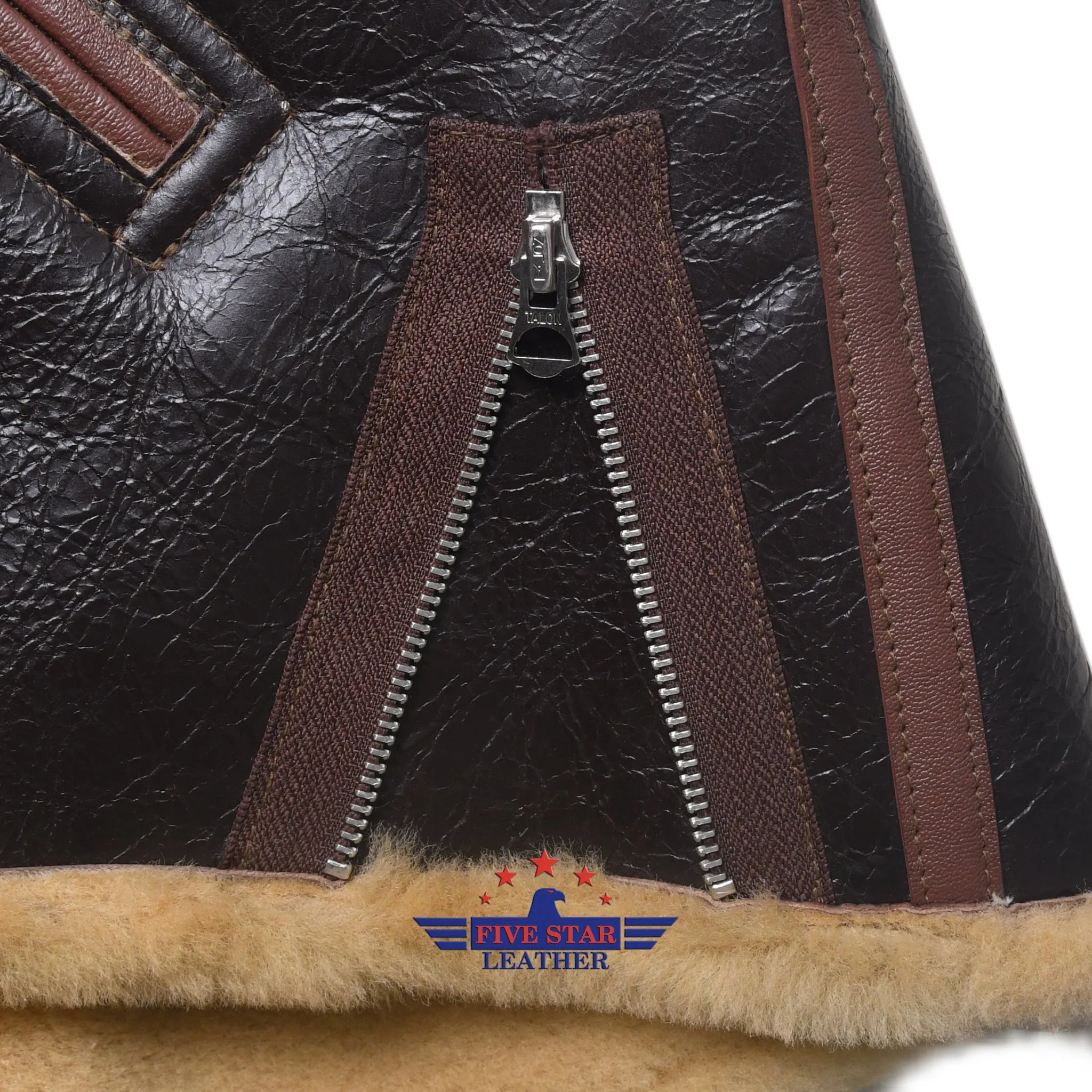FiveStar Leather Repro USAAF Type B-6 DWG. NO. 39H 4825 A.C.CONTRACT NO. 42-5110-P