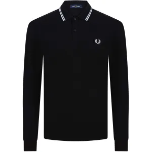 FRED PERRY TWIN TIPPED LONG SLEEVE POLO SHIRT