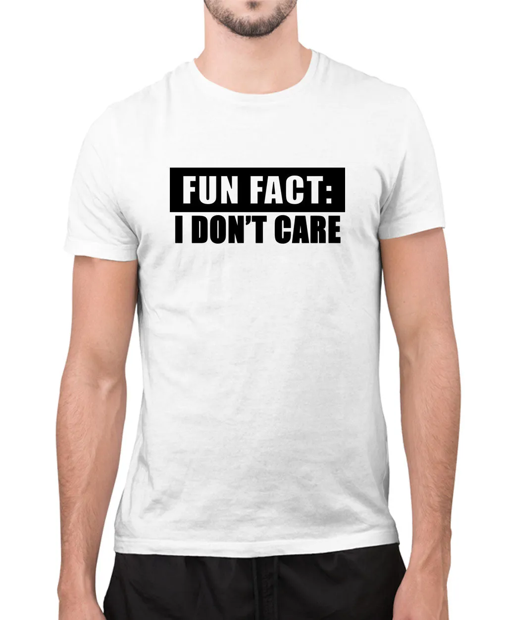 Fun fact i don't c*re t-shirt, sarcasm t-shirt