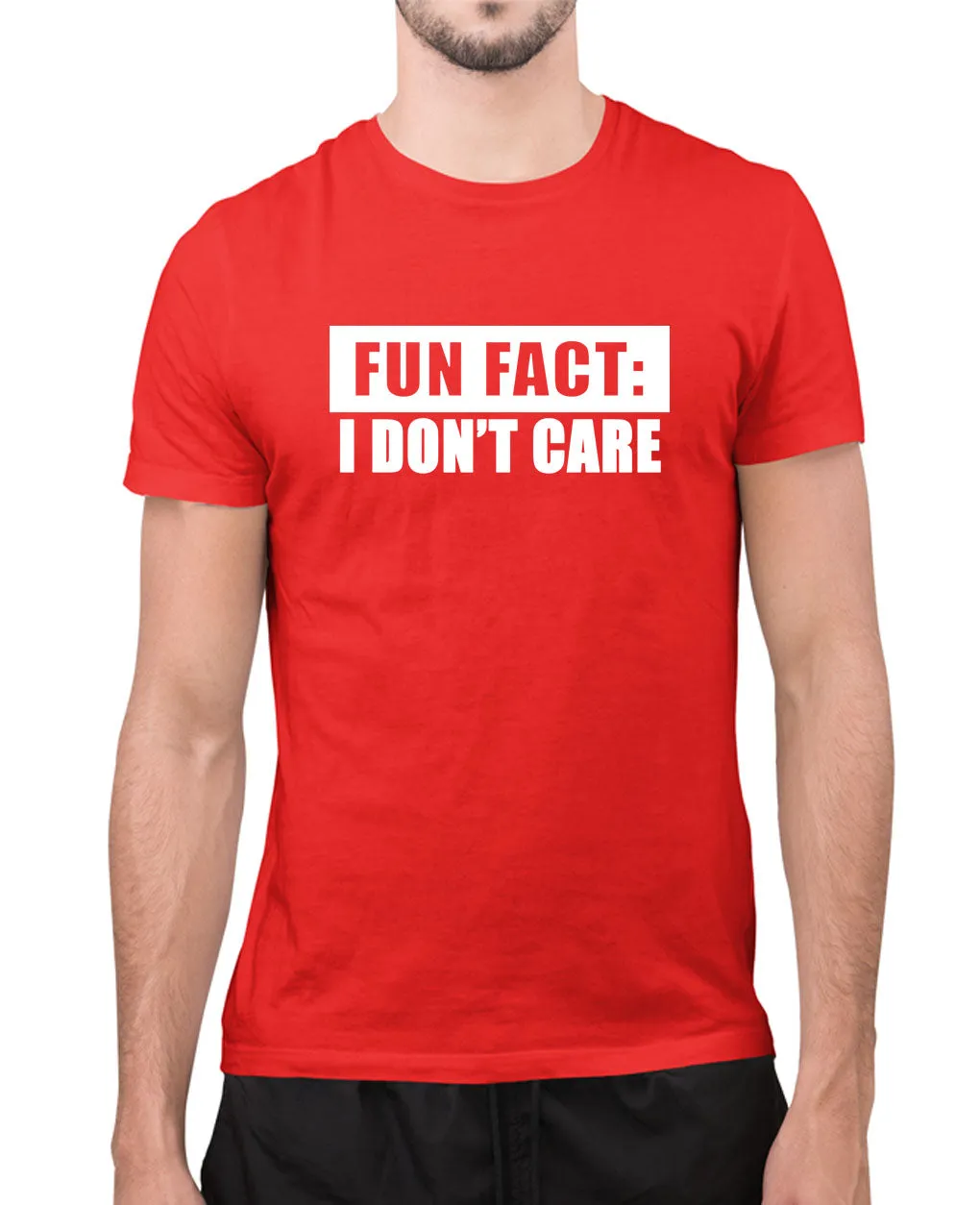 Fun fact i don't c*re t-shirt, sarcasm t-shirt