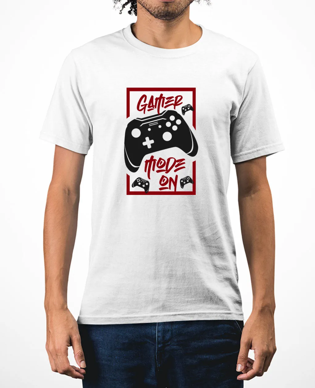 Gamer mode on t-shirt funny geek t-shirt video game tee