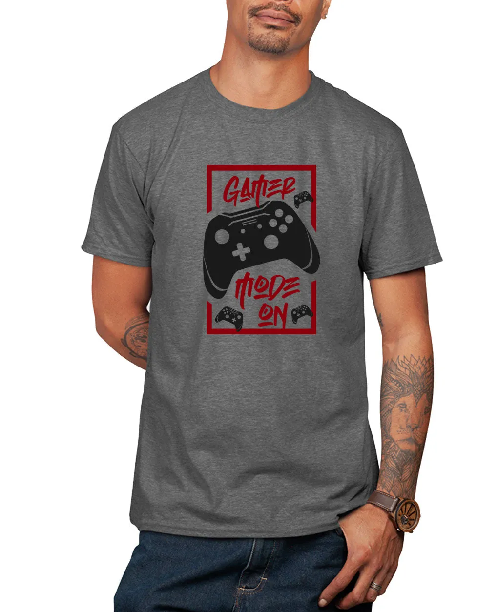 Gamer mode on t-shirt funny geek t-shirt video game tee