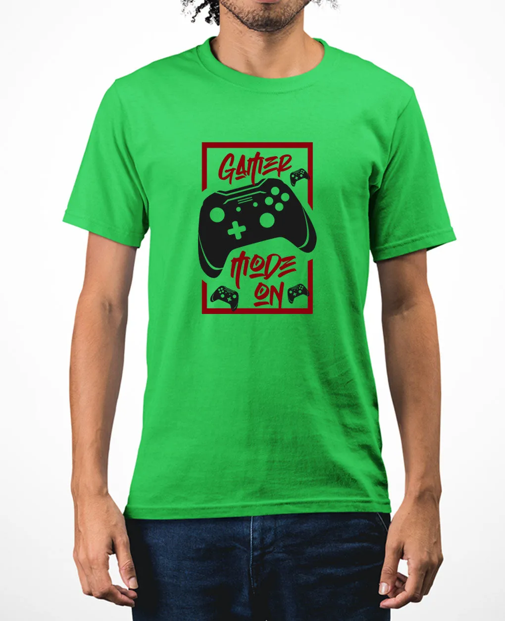 Gamer mode on t-shirt funny geek t-shirt video game tee