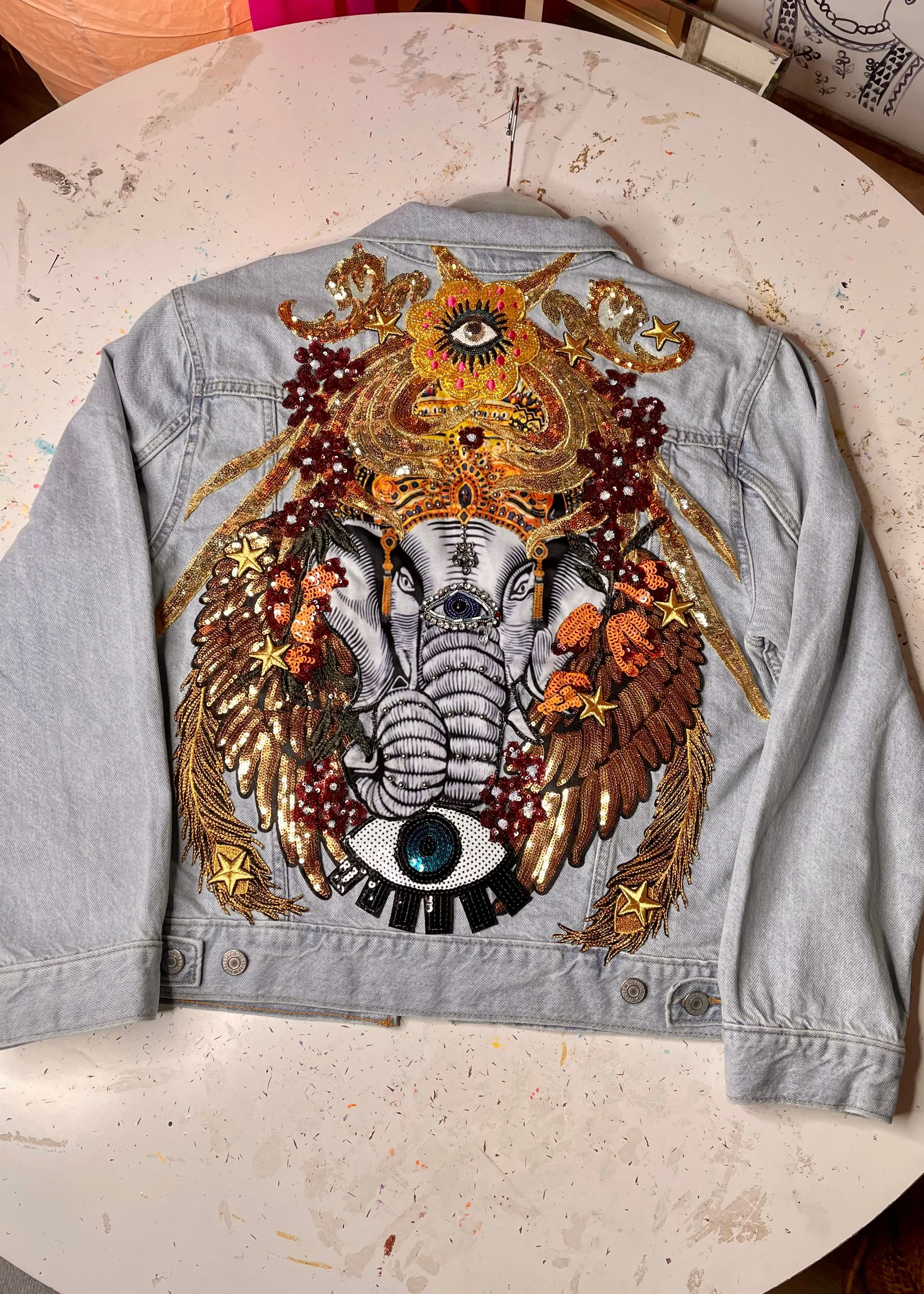 Ganesh In Love Light Jacket Light Blue