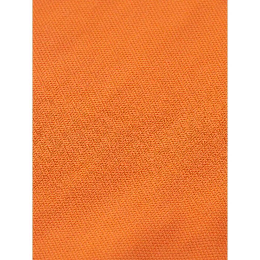 Garment-Dyed Short-Sleeved Polo - Orange