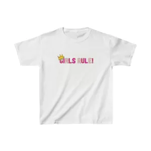 Girls rule kids 7   heavy cotton™ tee