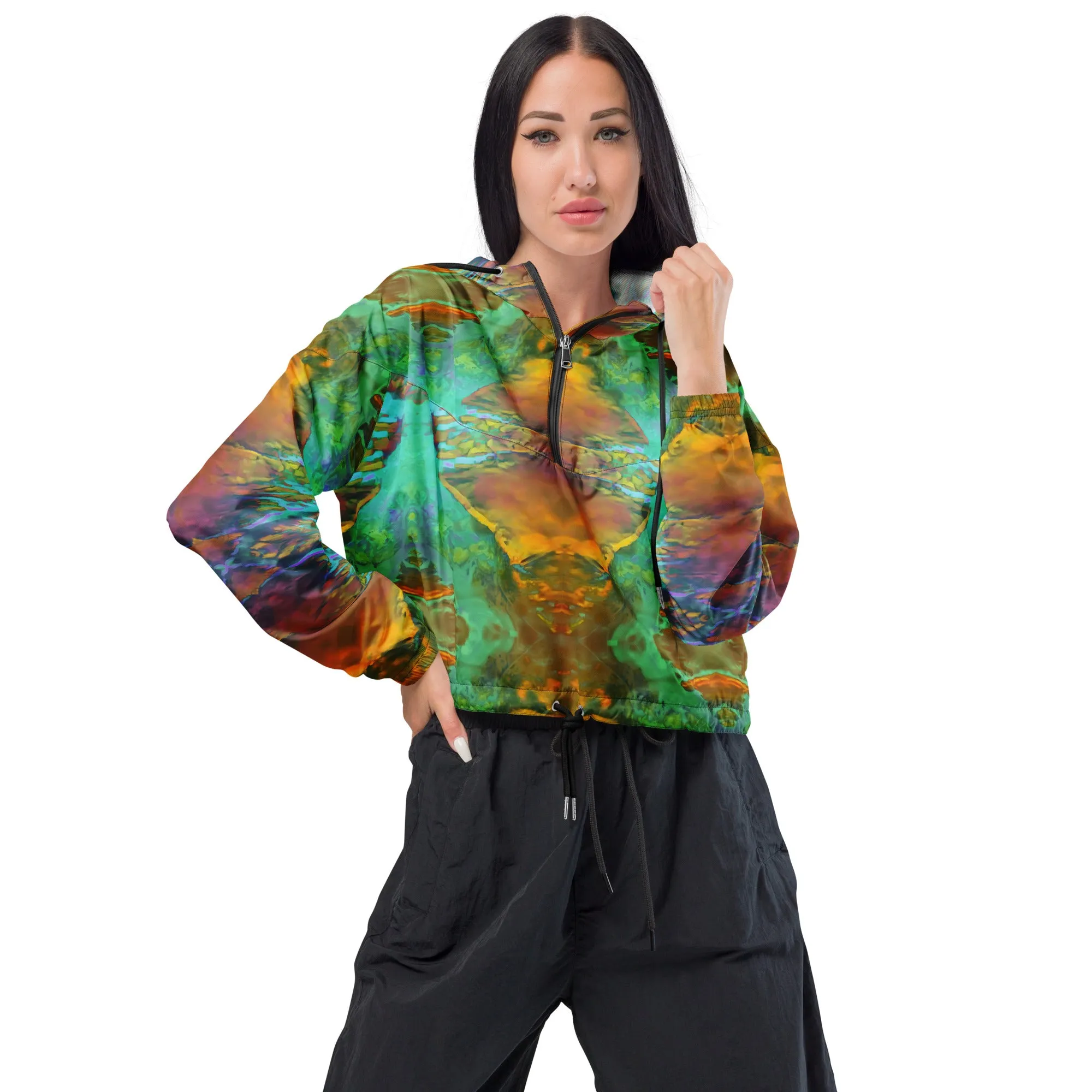 Gold Canyon Women’s cropped windbreaker