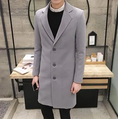 Good Quality Men Coat Winter Jackets Men Outwear Long Jackets New Fashion Male Casual Trench Large S Down Jackets