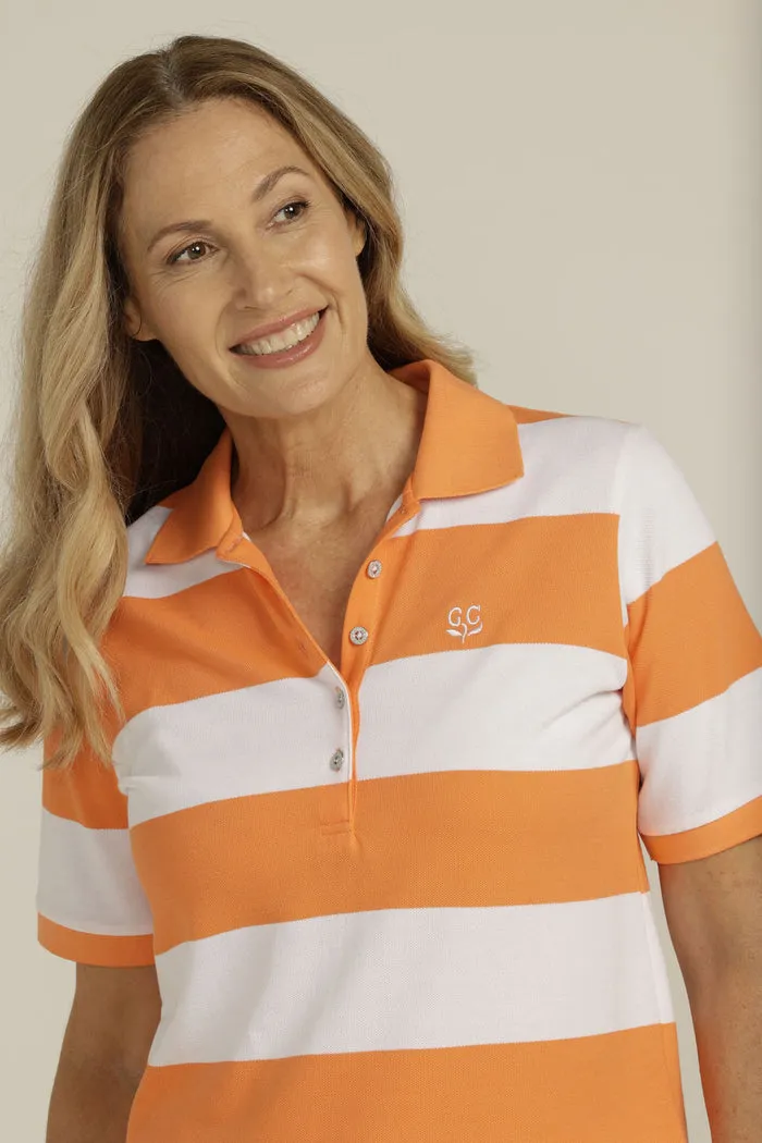 Goondiwindi Cotton Striped Classic Fit Polo Shirt - 2 Colours