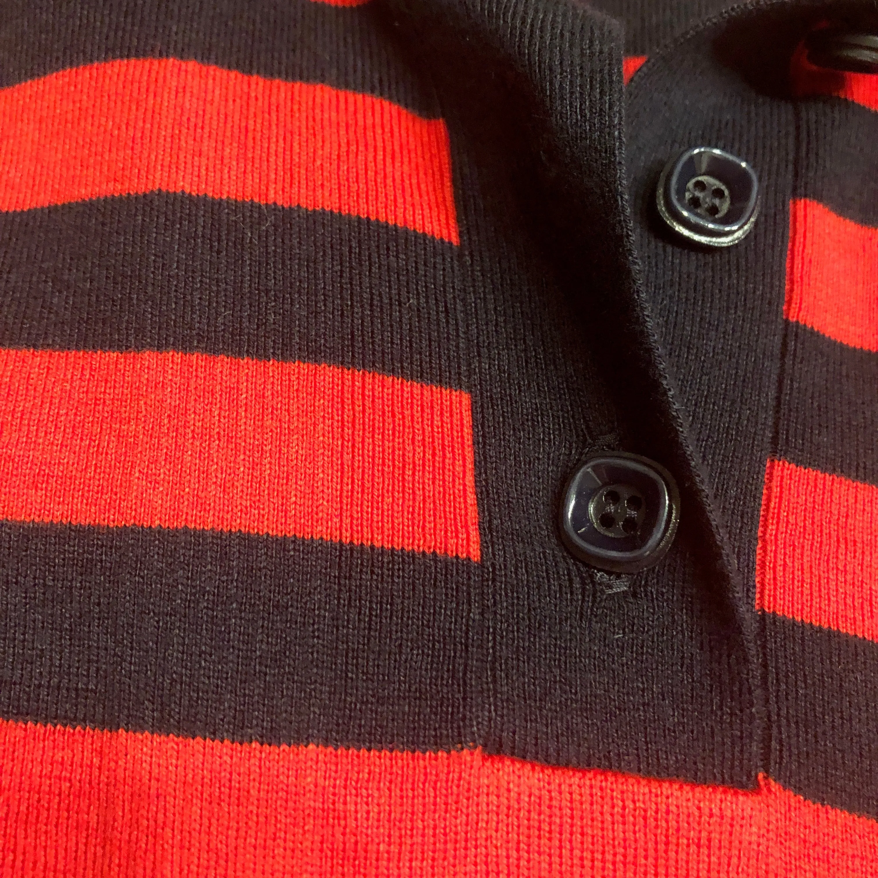 Gucci Striped Cotton Knit Polo Dress