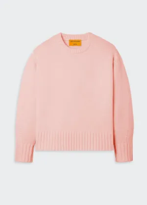 Guest In Residence Cozy Crew in Powder Pink