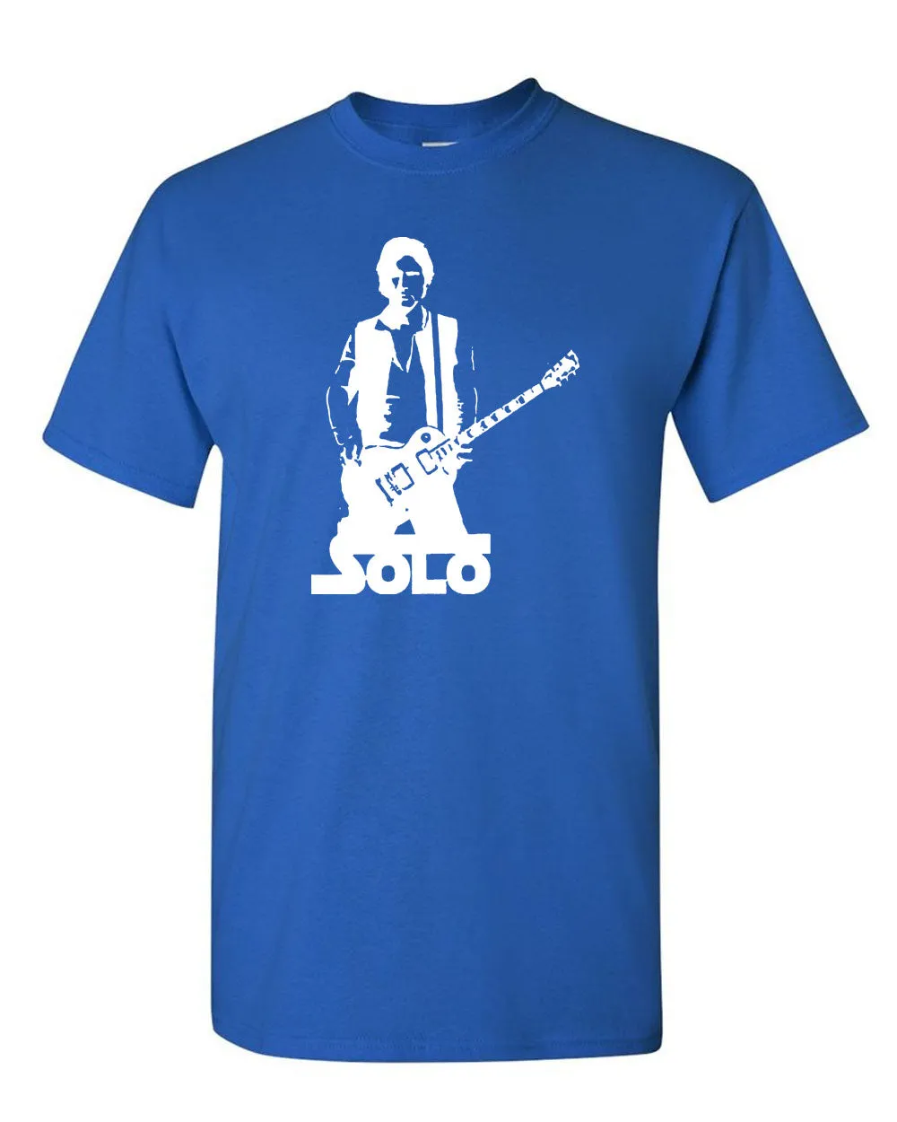Guitar Solo Han Solo Star Guitarist Cool Funny  T-shirt