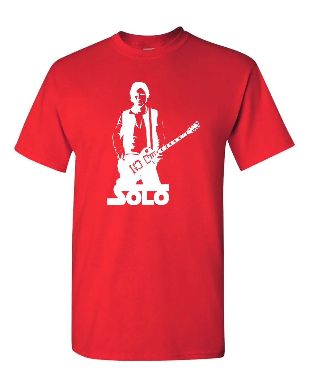 Guitar Solo Han Solo Star Guitarist Cool Funny  T-shirt