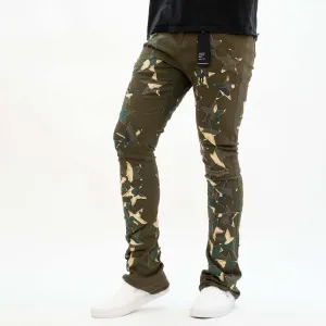 HOL STACKED DENIM (OLIVE)