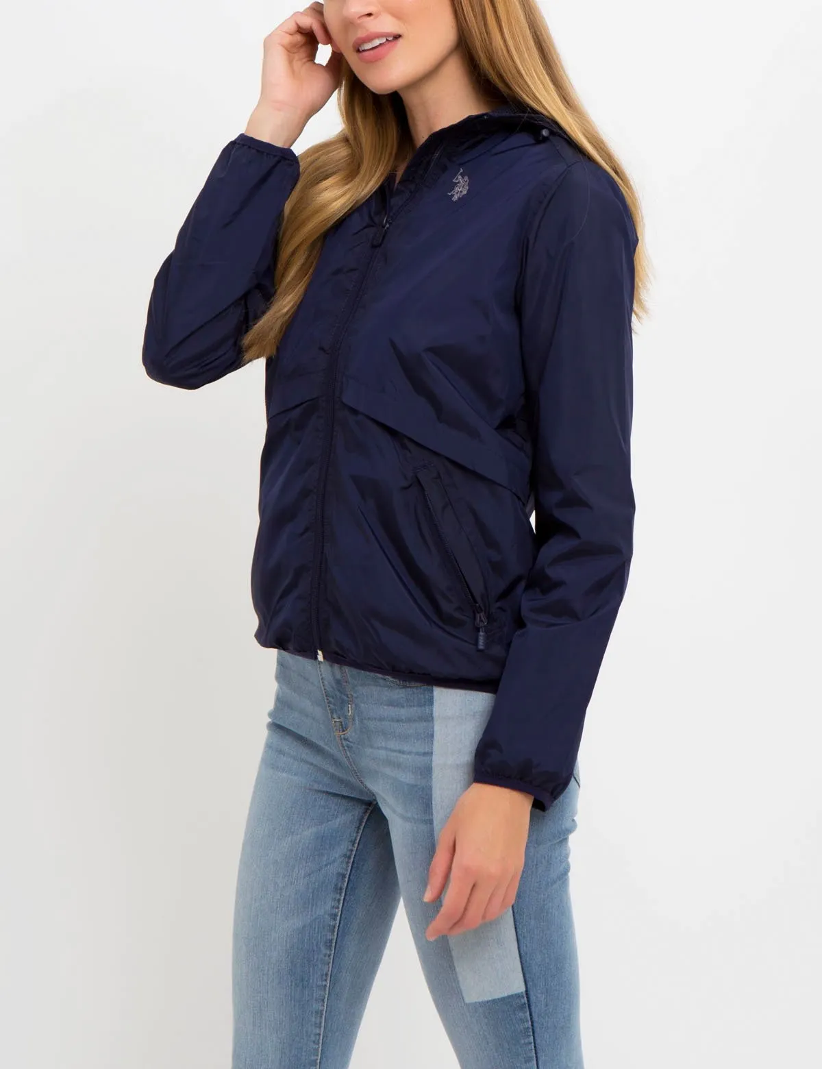 HOODED WINDBREAKER JACKET