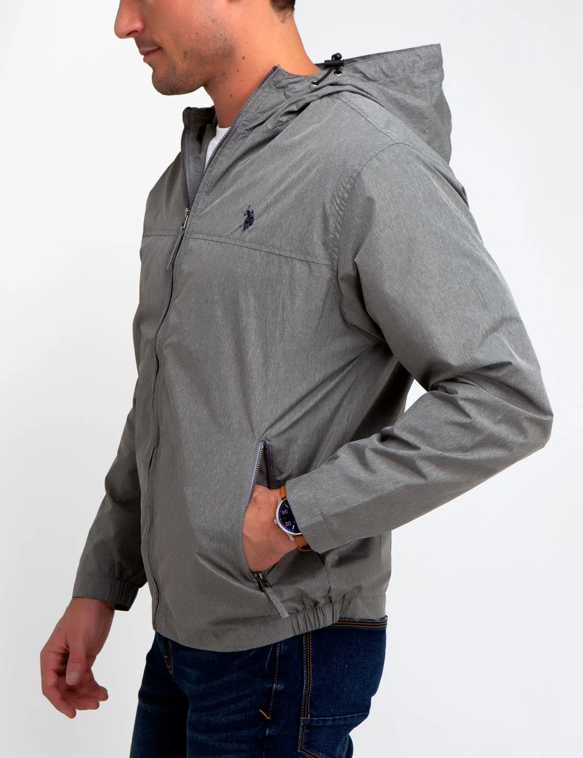 HOODED WINDBREAKER