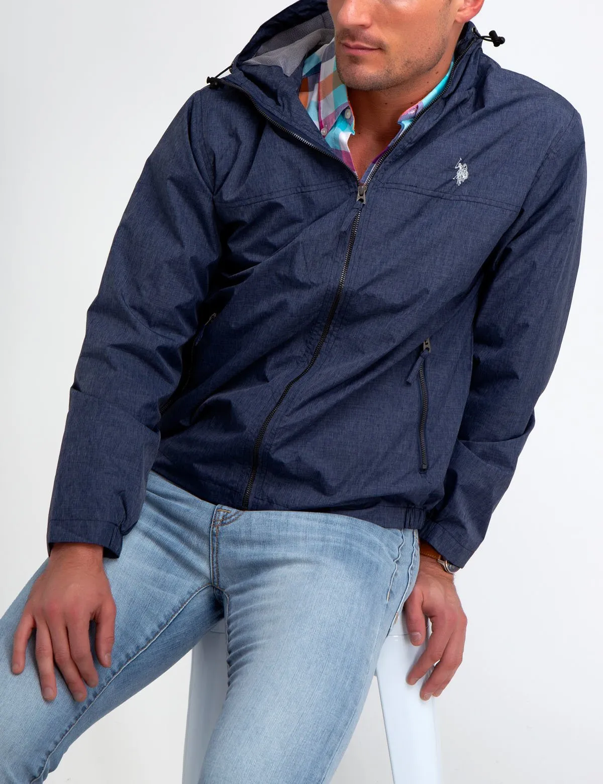 HOODED WINDBREAKER