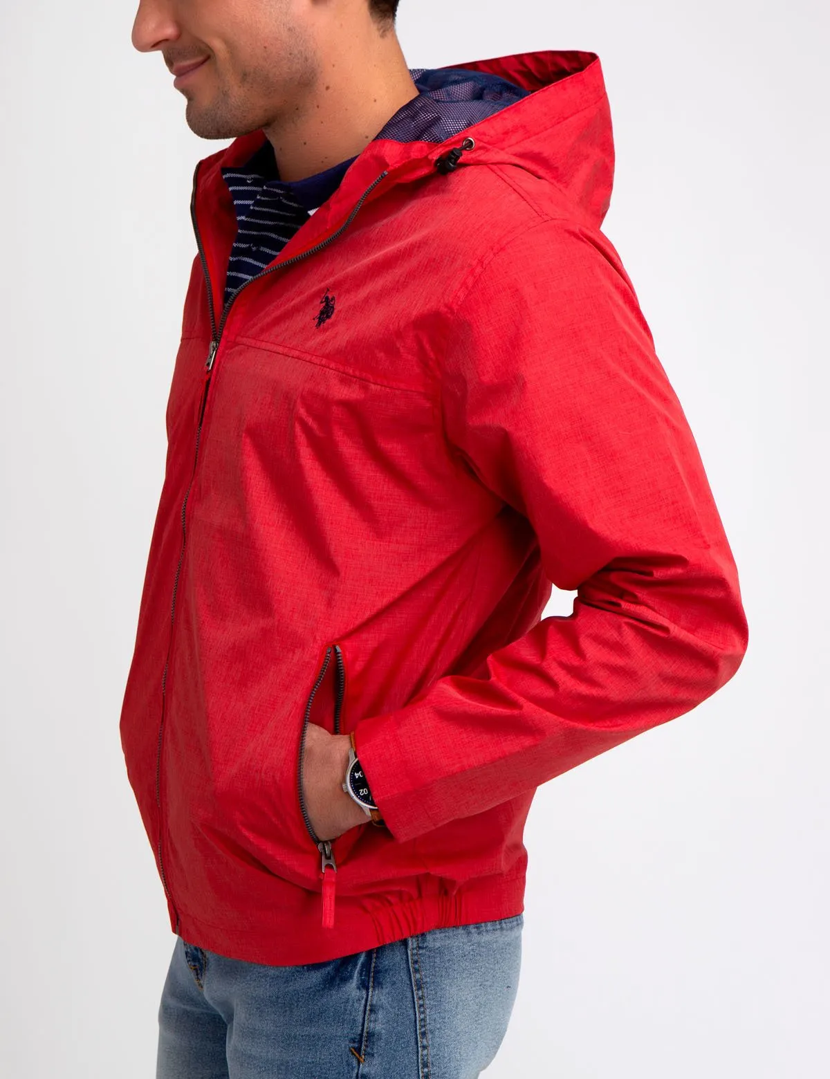 HOODED WINDBREAKER