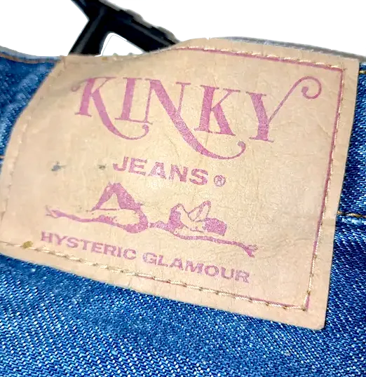 HYSTERIC GLAMOUR JAPAN. "KINKY" Patchwork Denim Skirt
