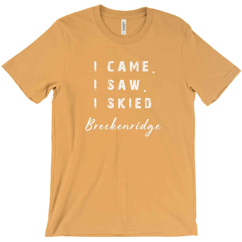I came I saw I skied - T-Shirt