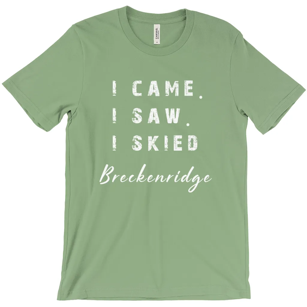 I came I saw I skied - T-Shirt