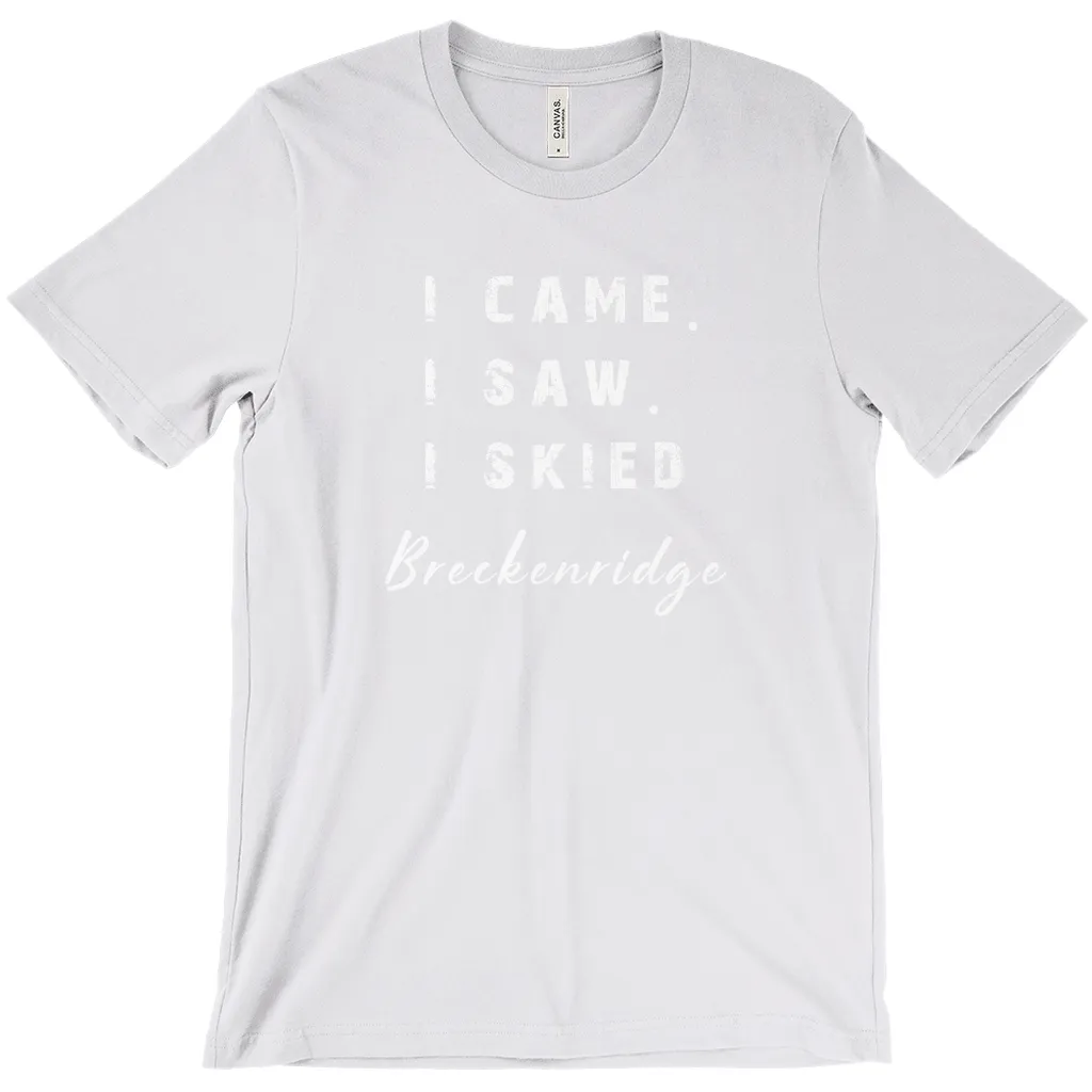 I came I saw I skied - T-Shirt