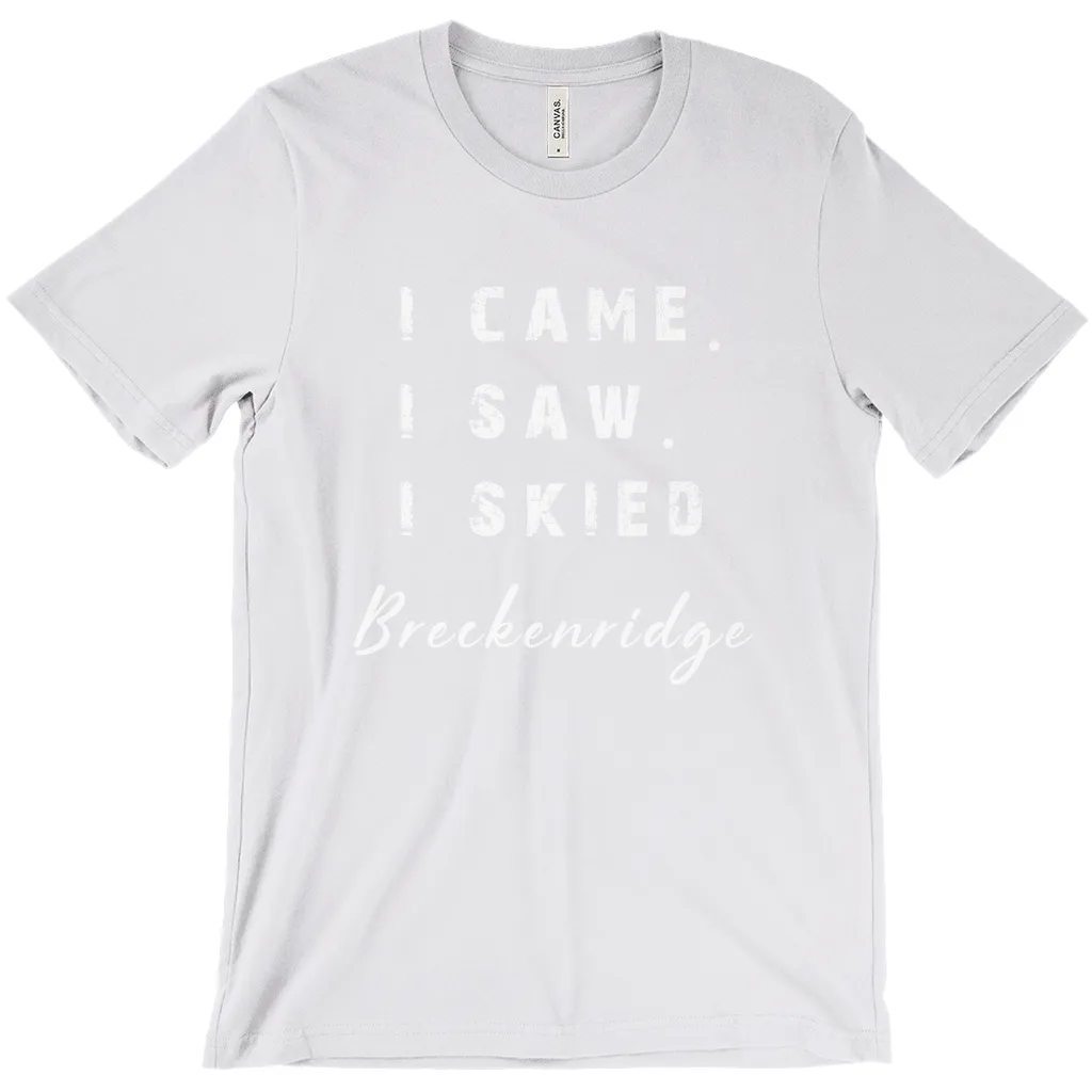 I came I saw I skied - T-Shirt