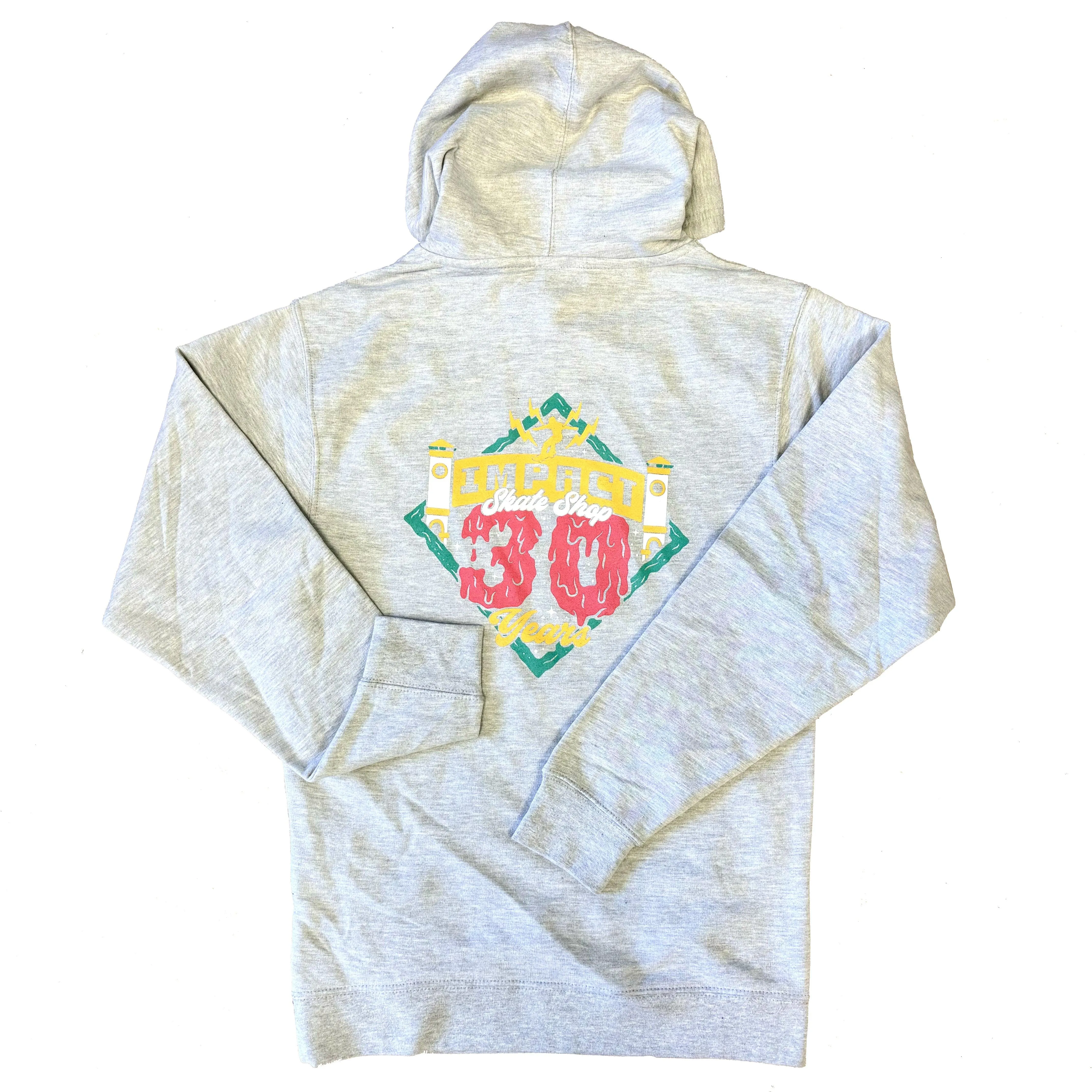 IMPACT 30 Years Hoodie Grey Heather