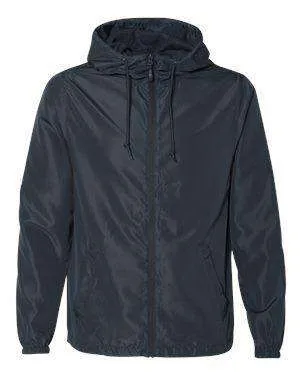 Independent Trading Men's Full-Zip Hoodie Windbreaker - EXP54LWZ