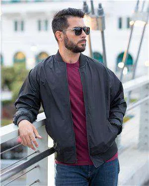 Independent Trading Men's Welt Pocket Bomber Jacket - EXP52BMR