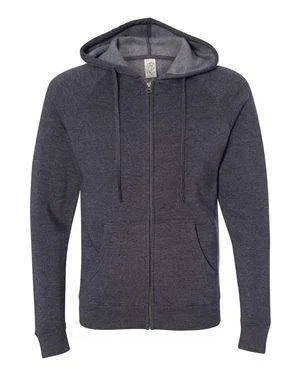 Independent Trading Unisex Raglan Hoodie Sweatshirt - PRM33SBZ