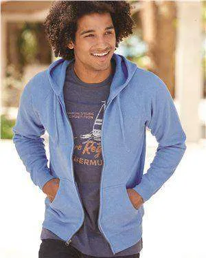 Independent Trading Unisex Raglan Hoodie Sweatshirt - PRM33SBZ
