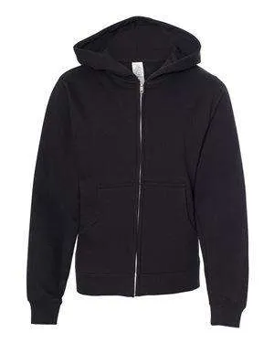 Independent Trading Youth Full-Zip Hoodie Sweatshirt - SS4001YZ