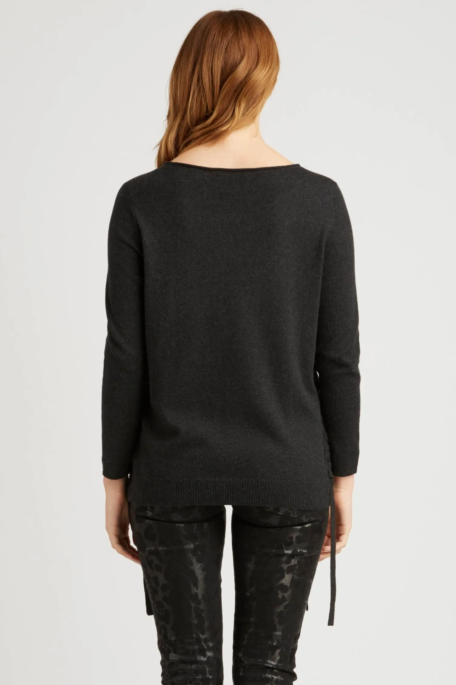Indigenous Lace-Up Pullover Final Sale