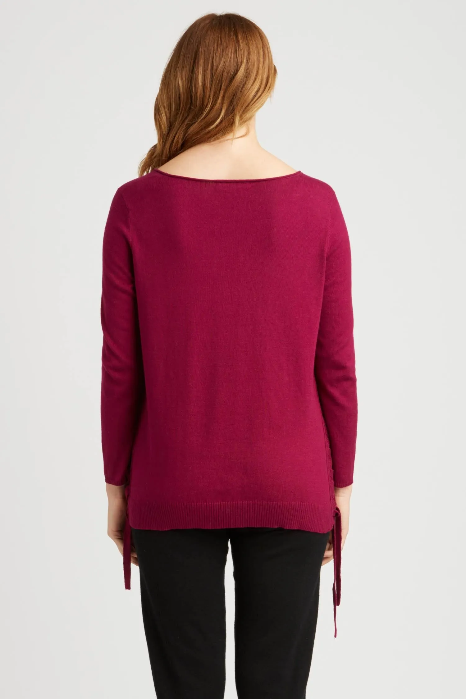 Indigenous Lace-Up Pullover Final Sale