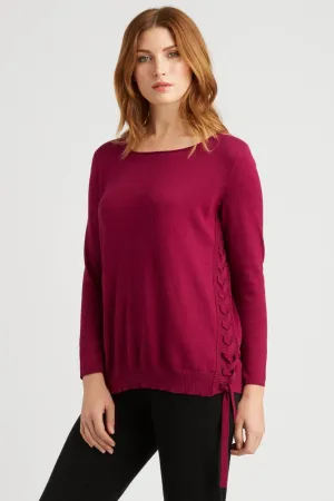 Indigenous Lace-Up Pullover Final Sale